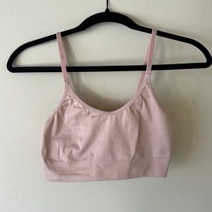 Baby pink bralette